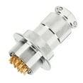 thumbnail image 3 of Conector de enchufe de aviación, enchufe de aviación Conector de enchufe de aviación compacto Accesorios eléctricos Estándares líderes en la industria, 3 of 8