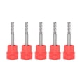 thumbnail image 1 of PET-U 3/16 Inch Milling Cutter 4 Slot Carbide End Milling Cutter Suitable for Aluminum Cutting Non-Ferrous Metal Cutting 5 Pieces, 1 of 5