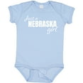 thumbnail image 3 of Inktastic Just a Nebraska Girl Born and Raised Girls Baby Bodysuit, 3 of 5
