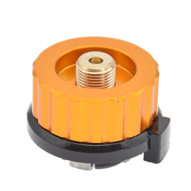 Soidarity Manguera de propano NERIES adaptador de estufa portátil de servicio prolongado instalación práctica convertidor eficiente de seguridad unión Estufas de camping hilo grueso dorado Soidarity OD003158-04