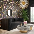 thumbnail image 2 of Callie Black Velvet Sofa, 2 of 4