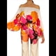 thumbnail image 1 of Conjunto de Dos Piezas Holgado de Otoño para Mujer, con Hombros Descubiertos, Estampado, Larga, Informal, para Salir, Pantalones Anchos Color Naranja XXL, 1 of 7