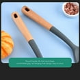 thumbnail image 5 of Kieccall Wooden Handle Silicone Rice Paddle For Kitchen Rice Cooker Food Serving, 5 of 5