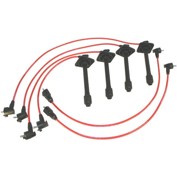 Spark Plug Wire Set - Compatible with 1992 - 1996 Toyota Camry 2.2L 4-Cylinder 1993 1994 1995