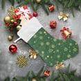thumbnail image 6 of SKYSONIC Christmas Stocking Personalized Christmas Snowflake Large Candy Stocking Hanging Gift Xmas Stockings Decoration 1 PC for Family Holiday Party Ornaments Decor Fireplace, 6 of 7