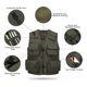 thumbnail image 2 of Chaleco de pesca de verano con múltiples bolsillos, verde militar, para adulto, 2 of 5