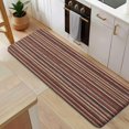 thumbnail image 5 of Brown Boho Tribal Hexagons and Stripes Pattern Kitchen Rug Mat,Kitchen Runner Rugs Non Skid Washable,Decorative Kitchen Floor Mats for Kitchen,Sink,Laundry,17"x47.2", 5 of 7