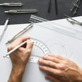thumbnail image 4 of 30-Pack Student Protractors, 6-Inch 180 Degree Clear Plastic Math Protractors for Geometry, Classroom Supplies & School Math Kits, 4 of 6