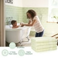 thumbnail image 3 of PiccoCasa 4-Piece 27"x54" Bath Towel Set Soft Absorbent Beige, 3 of 7