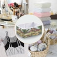 thumbnail image 3 of WOBOGO Warm Farm Storage Basket Foldable Easy to Clean Durable with Hollow Support Plate with Handle 11.02×11.02×11.02 in, 3 of 8