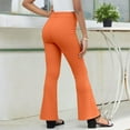 thumbnail image 3 of Tiijoy Newborn Girls Flared Pants High Waisted Stretch Slit Pull On Pants, Sizes 3-8M, 3 of 4