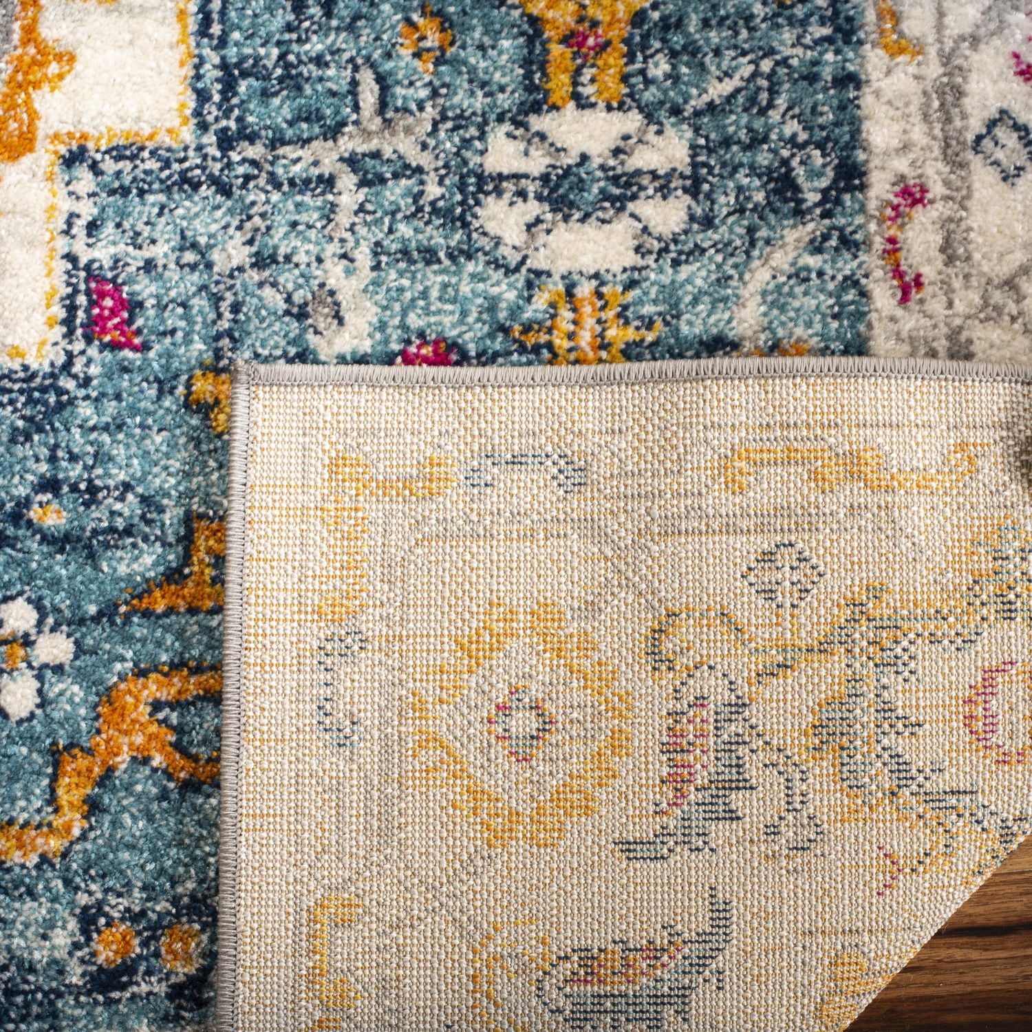 SAFAVIEH Madison Blaire Floral Bordered Area Rug