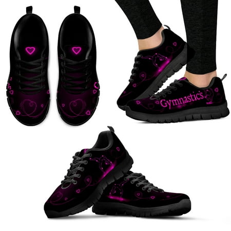 

New Gymnastics Design Brand Sneakers Get Your Dreams Shoes Pink Floral Print Basketball Shoes Zapatos Planos