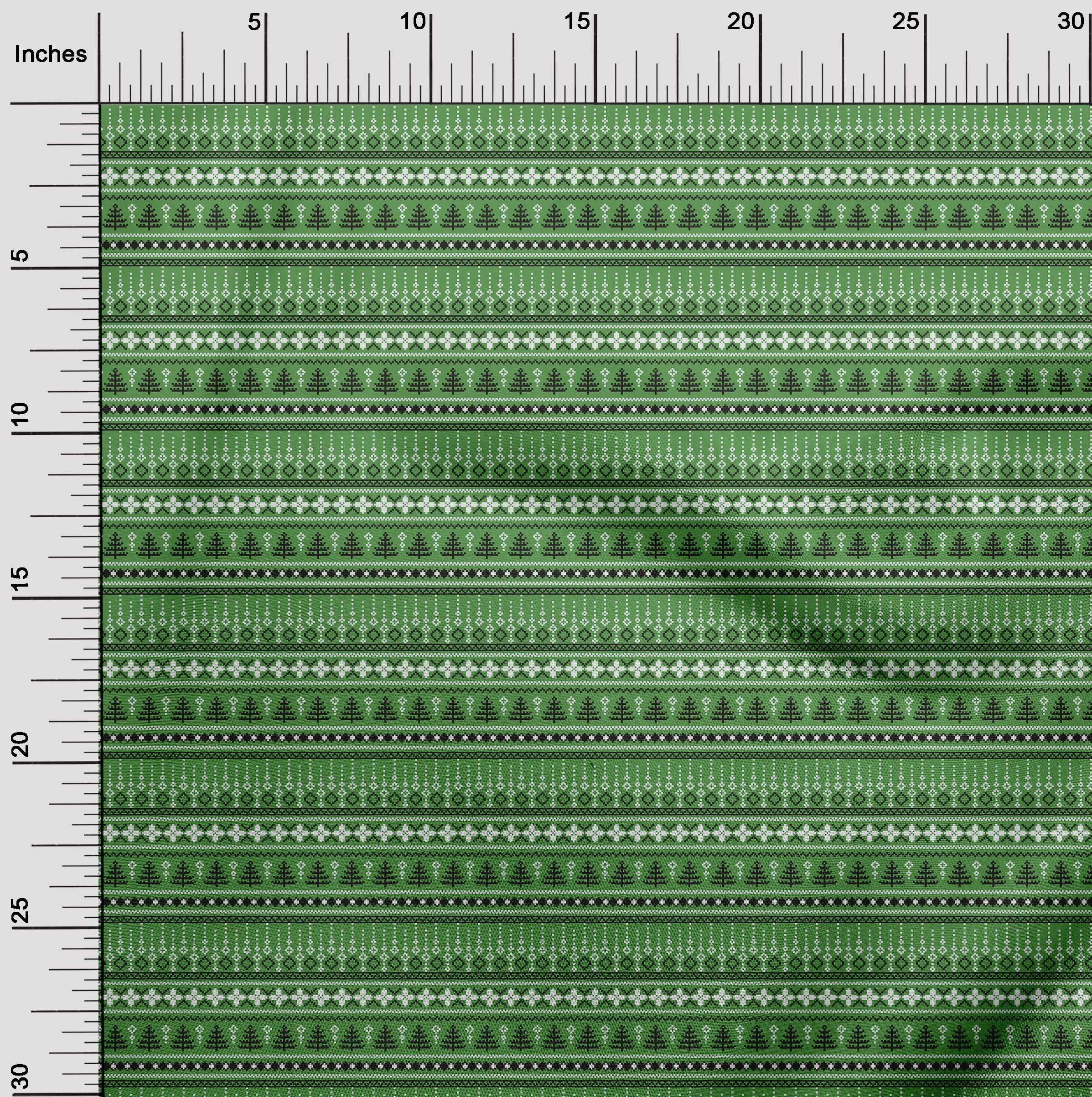 oneOone Viscose Jersey Green Fabric Merry Christmas Diy Clothing Quilting Fabric Print Fabric By Yard 60 Inch Wide-C2C