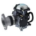 thumbnail image 2 of Carburetor Carb with Intake Manifold Boot Fit for Yamaha Wolverine 350 YFM350FX 1999-2005 Yamaha Big Bear 350 1999, 2 of 6