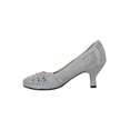 thumbnail image 3 of ZAPATILLAS TACONES VESTIR LEON PLATA MUJER DAMA TEXTIL 463040 LEON 463040, 3 of 3