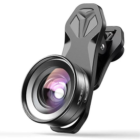 HD Camera Phone Lens Kit 120 Degree 4K Wide Angle+10x Macro Lens for All Smartphones
