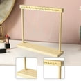 thumbnail image 5 of FVDPWYE Necklace Display Holder Jewelry Display Rack Wood Anti Slip Base Necklace Hanger 12 Hooks, 5 of 7