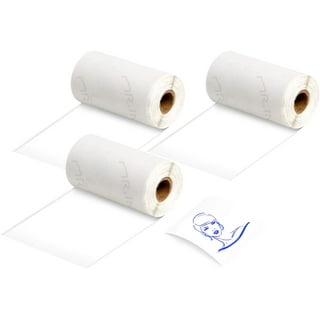 Phomemo Support de Rouleau de Papier et Ensemble de Papier Thermique,  Comprenant Trois Rouleaux de Papier Thermique Autocollant Blanc Et Un  Support de Rouleau de Papier M02 : : Fournitures de bureau