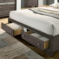 thumbnail image 7 of FOA Laren Contemporary 3-Piece Gray Wood Bedroom Set - Queen + 2 Nightstands, 7 of 7
