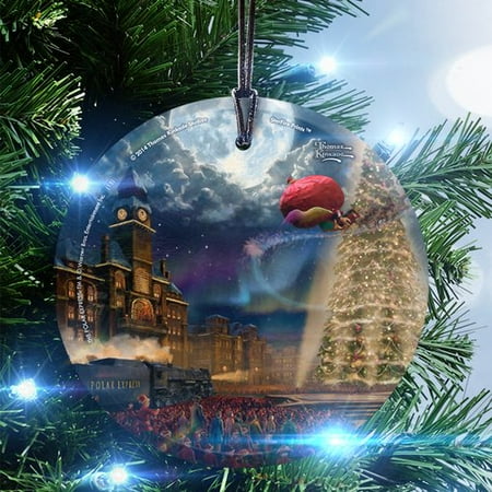 Trend Setters Thomas Kinkade (The Polar Express) Hanging Shaped Ornament - Walmart.com