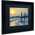 thumbnail image 2 of Trademark Fine Art 'Kissed by the Sea' Canvas Art by PIPA Fine Art, Black Matte, Black Frame, 2 of 4