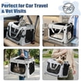 thumbnail image 6 of Extra Large Soft-Sided Cat Carrier for Car Travel with Top Load and 4 Openings, 6 of 6