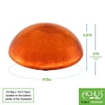 thumbnail image 2 of Achla TS-M-C Garden Toad Stool - Mandarin Crackle, 2 of 2