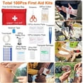 thumbnail image 3 of 125Pcs Survival Kits Professional Emergency Survival Gear Tactical First Aid Kit Supplies for Outdoor Adventure Camping Hiking Hunting, 3 of 7