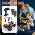 thumbnail image 4 of JoyStone 1:10 Large RC Car 35+MPH Hobby Grade Fast RC Truck with Lights, 4WD All Terrain off Road Monster Truck Electric Vehicle with 2 Batteries for Adults Boys, Red, 4 of 11