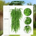 thumbnail image 6 of Huryfox 2 Packs Artificial Hanging Plants- Fake Green Leaves Decoration, Faux Foliage Greenery Home Decor, 6 of 7