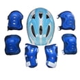thumbnail image 1 of 7Pcs Children Kids Skate Cycling Bike Safety Helmet Knee Elbow Pad Set Cycling, 1 of 8
