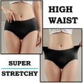 thumbnail image 3 of Hbhpov Women's Leakproof Soft Protective Menstrual Panties 5 Pack, Sizes S-3XL, 3 of 7