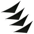 thumbnail image 3 of Rear Bumper Diffuser, 4pcs Universal ABS Rear Bumper Spoiler Kit Car Spoiler Rear Spoiler with Screw Automobile Accessory, 3 of 7