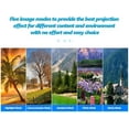 thumbnail image 3 of Mini - projector, 1080p portable Video Projector, outdoor Cinema Projector, LED home cinema Projector, (blue), 3 of 4