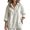 11#White, variant on Womens Solid Corduroy Half Button Collared Pullover Loose Fit Long Sleeve Casual Shirt Curved Hem Fashion Blouse For Spring Fall Daily Street And Commuting Outfits Blue L