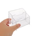 thumbnail image 5 of DEEPCRAFF 4-Pack Clear Acrylic Business Card Holder Stand for Office Desk Display and Storage Organizer, 5 of 8