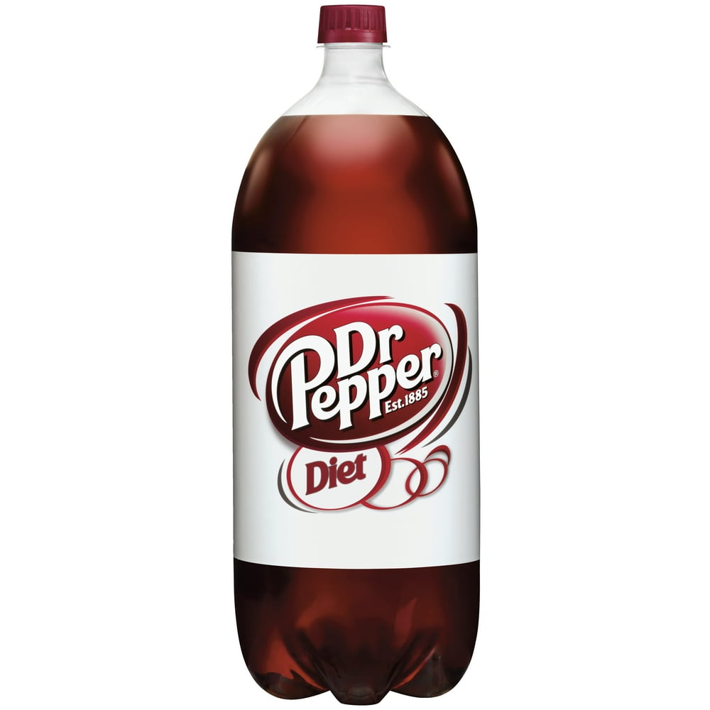 Diet Dr Pepper Soda, 2 L bottle