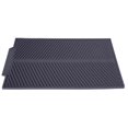 thumbnail image 5 of Alfombrilla para secar platos, Escurridor de cocina de silicona Alfombrilla rectangular para encimera para drenar el agua 44 * 33 cm(Gris) EOTVIA No, 5 of 5