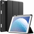 thumbnail image 1 of wonim11 JETech Case for iPad Pro 10.5-Inch and iPad Air 3 (10.5-Inch 2019, 3rd Generation) with Pencil Holder, Slim Tablet Cover with Soft TPU Back, Auto Wake/Sleep (Black), 1 of 1