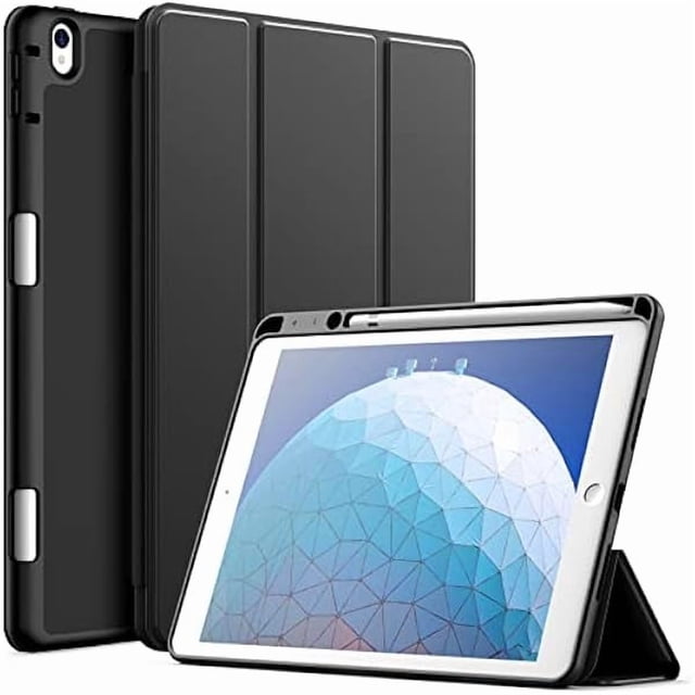 wonim11 JETech Case for iPad Pro 10.5-Inch and iPad Air 3 (10.5-Inch 2019, 3rd Generation) with Pencil Holder, Slim Tablet Cover with Soft TPU Back, Auto Wake/Sleep (Black)