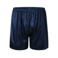 thumbnail image 6 of JTieacloth Comfy Nightwear Men's Summer Solid Color Casual Straight Elastic Waist Shorts Comfortable Pajama Pants Blue, 6 of 6