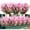 Pink, variant on HESHENG Artificial Outdoor Lavender Flowers 12 Bundles No Fade UV Resistant Fake Plastic Flowers Faux Plants for Garden Porch Window Box Wedding Indoor Home Décor