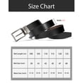 thumbnail image 7 of Timarkment Belts for Men Leather Black Brown Mens Belt Reversible Men's Belts One Belt Reverse Two Side, 7 of 7