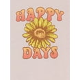thumbnail image 3 of Wonder Nation Girls Happy Days Graphic Tee with Short Sleeves, Sizes 4-18, 3 of 3