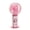 Pink, variant on Portable Handheld Fan, Rechargeable Battery, 3 Speed Settings, Lightweight Personal Cooling Fan for Travel & Office (Blue)