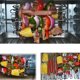 thumbnail image 5 of Bearachild Jaula de barbacoa Dido Asador de picnic de acero inoxidable Barbacoa portátil giratoria con pinchos Herramientas y accesorios para hornear 20 centímetros Bearachild HA006186-02B, 5 of 6