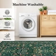 thumbnail image 4 of CHITOOMA 8'x10' Area Rugs for Living Room, Floral Washable Rug Boho Non-Slip Printed Carpet, Vintage Stain Resistant Indoor Rug for Bedroom Dining Room Home Office, 4 of 12