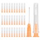 thumbnail image 1 of Uxcell 100 Paquete Aguja de Dispensación 25 Calibre 0.8 Pulgadas, Aguja de Dispensación Luer Lock para Laboratorio, Puntas de Acero Inoxidable para Dispensación de Inks y Pegamento Líquido, (Naranja), 1 of 6