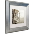 thumbnail image 2 of Trademark Fine Art "Giardini Italiano IV" Canvas Art by Alan Blaustein, White Matte, Silver Frame, 2 of 4